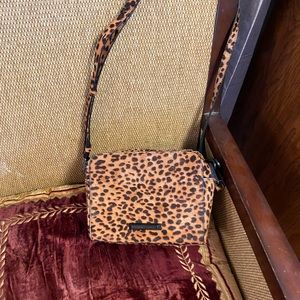 NWOT Kylie and Kendall leopard bag